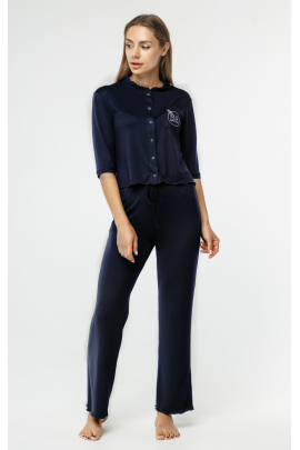 Жіноча тепла піжама ...